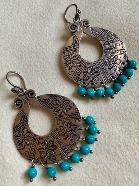 Chan Luu Bohemian Turquoise Earrings